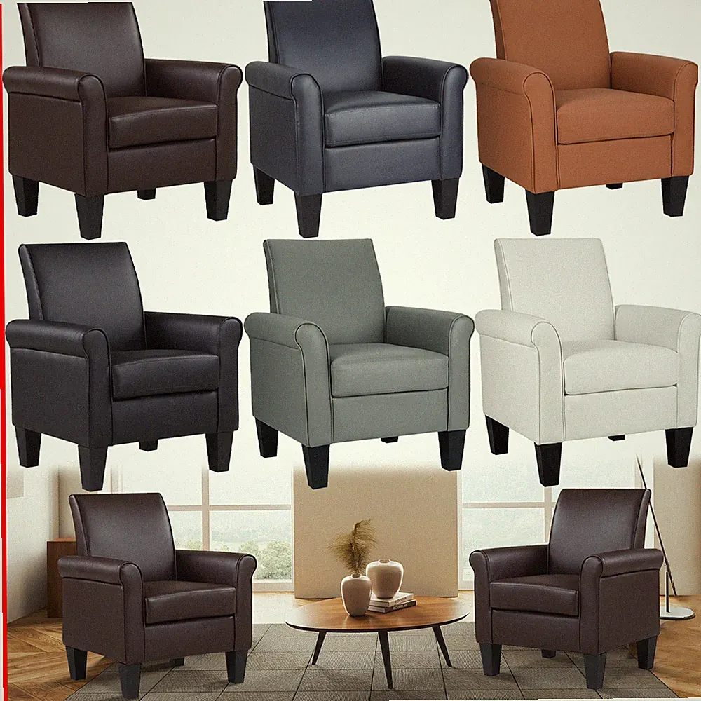 Leather Upholstered Recliner