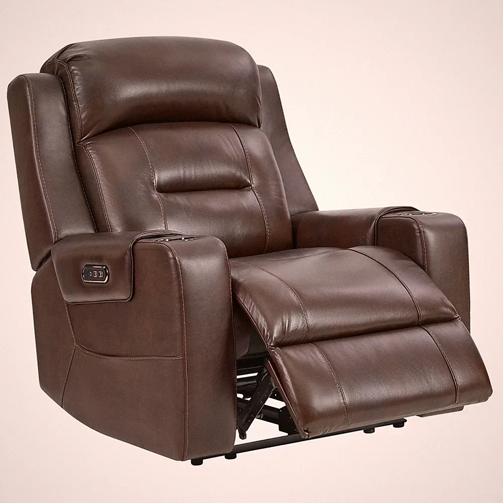Upholstered Leather Lay Flat