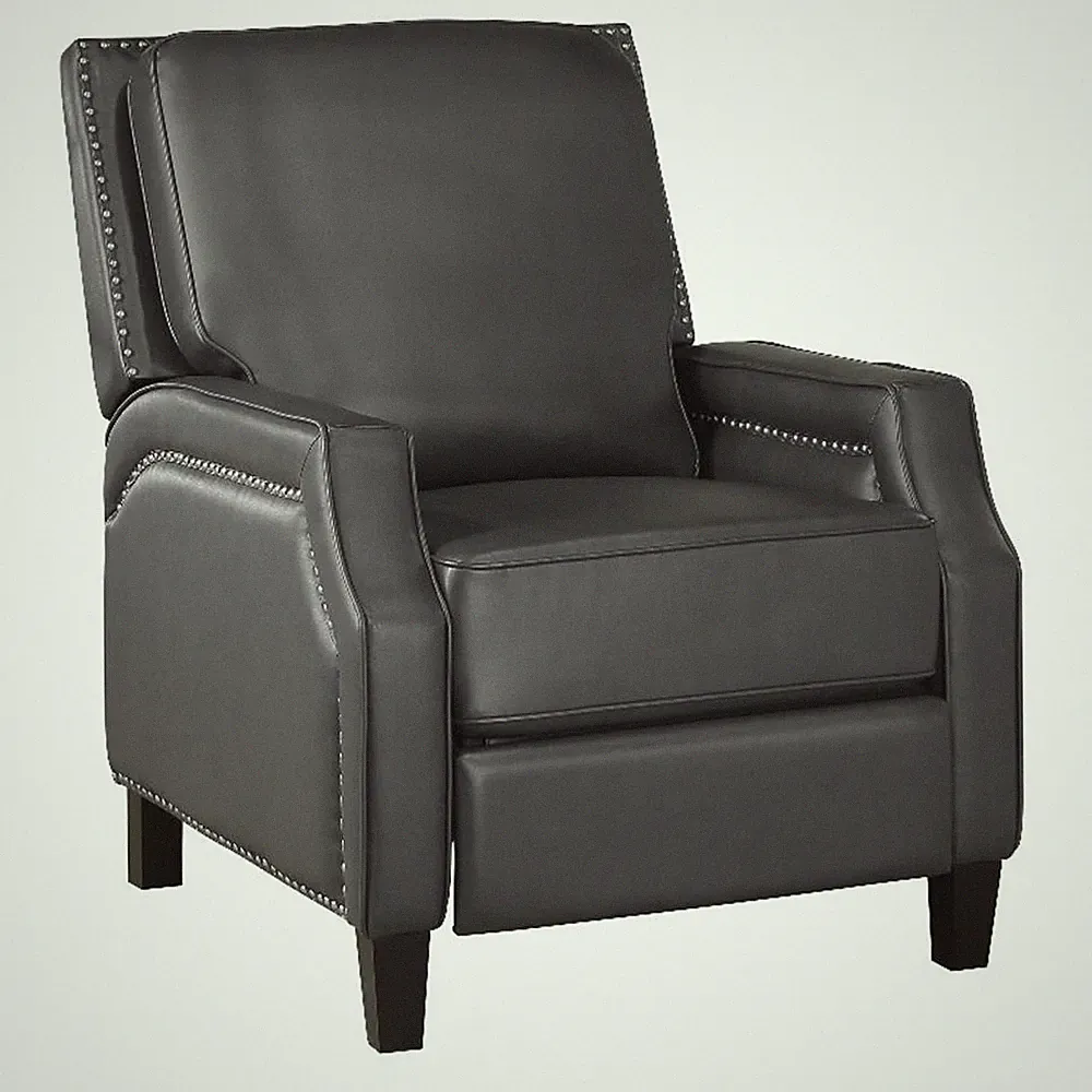 Upholstered Leather Push Back