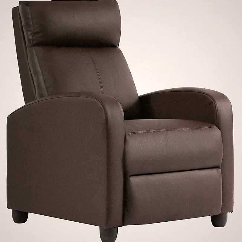 Recliner Chair Single Reclining Sofa Leather Chair Home Theater Seating Living